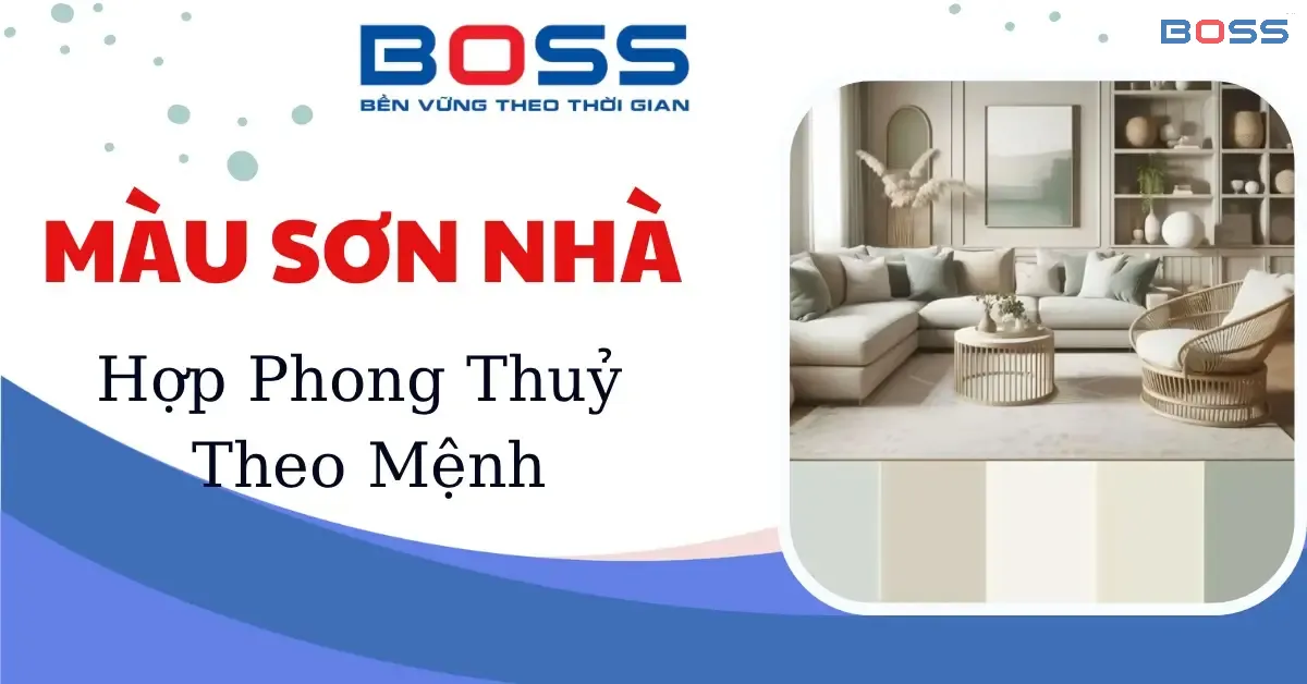 Màu Sơn Nhà Hợp Phong Thủy Theo Mệnh