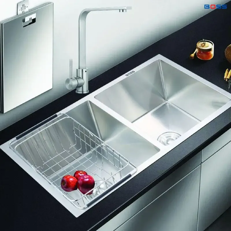 chậu rửa bát 2 hố