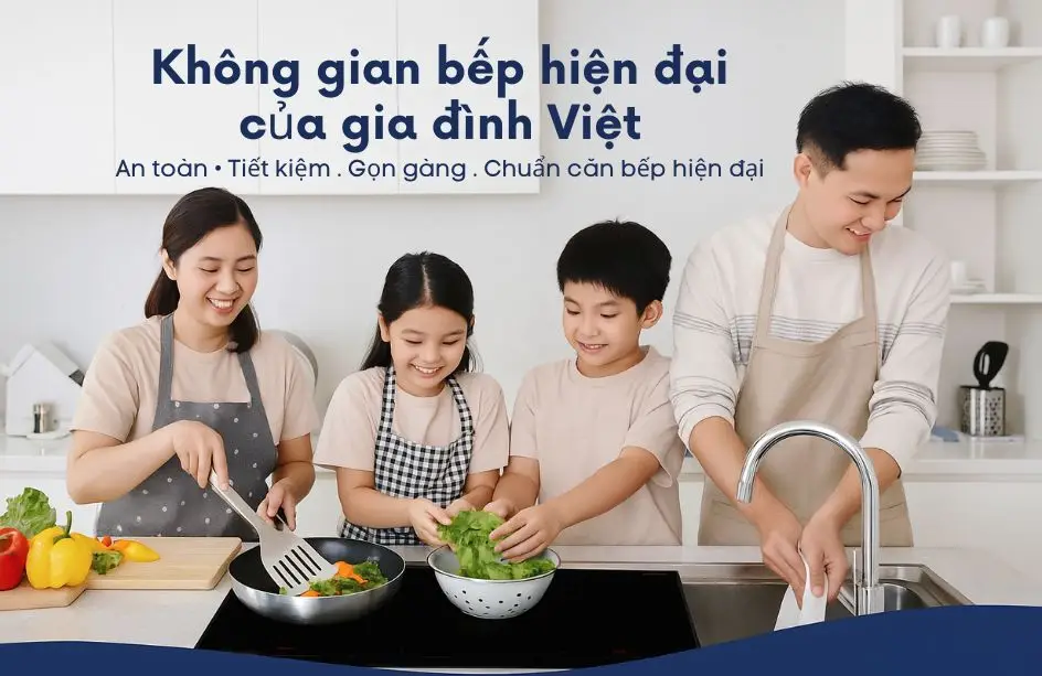 Gia đình 4 người nên chọn bếp từ mấy vùng nấu?