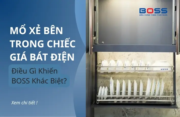 Mổ xẻ bên trong chiếc giá bát điện: điều gì khiến BOSS khác biệt?