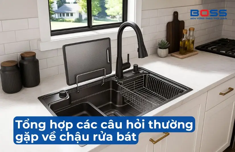 Tổng hợp các câu hỏi thường gặp về chậu rửa bát