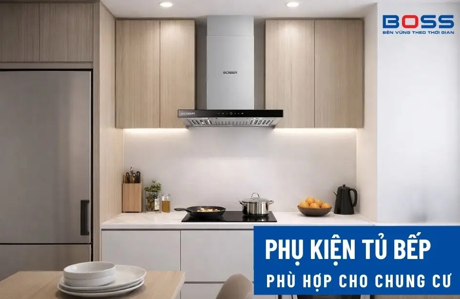 Phụ kiện phù hợp cho bếp chung cư