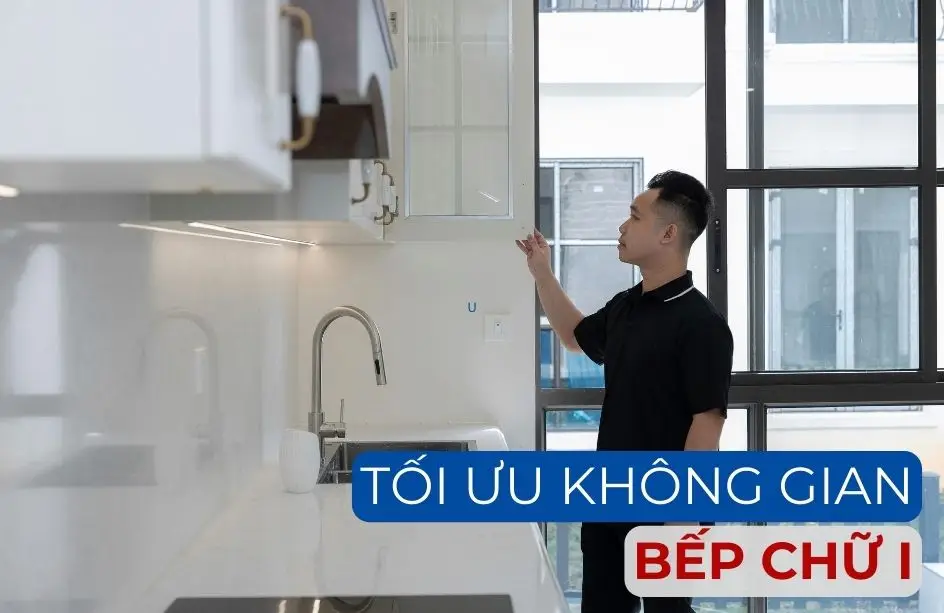 Phụ Kiện Tủ Bếp Tối Ưu Không Gian Bếp Chữ I