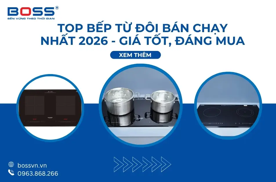 Top bếp từ đôi bán chạy nhất 2026 – Giá tốt, đáng mua