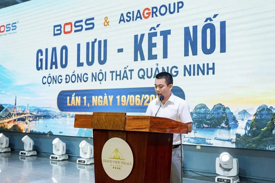 Đại diện nhà phân phối phát biểu tại sự kiện
