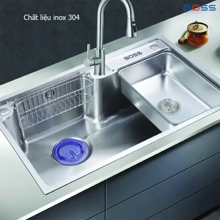 Ưu tiên chọn chất liệu chậu inox 304 bền bỉ